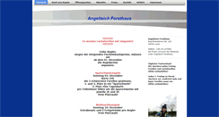 Desktop Screenshot of angelteich-forsthaus.de